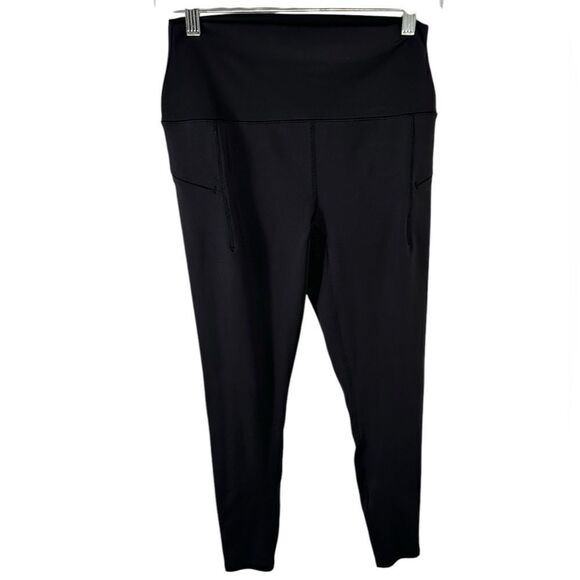 Spyder Active Women’s Black High Waisted 7/8 Zipper Pocket Legging - Picture 6 of 9